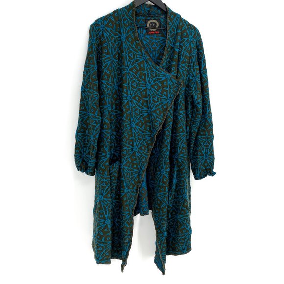 BIYA JOHNNY WAS Embroidered Wrap Duster - Picture 2 of 16